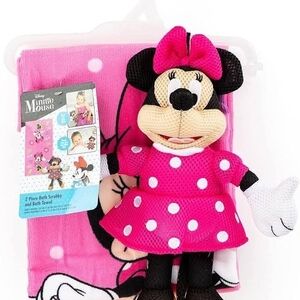 Disney Minnie Mouse Pink Stuffed Animal and Towel Set